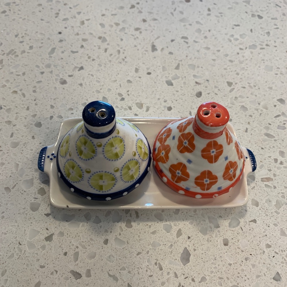 Anthropologie Brand Salt and Pepper Shakers